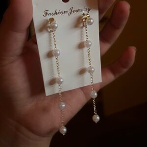 Pearl earrings